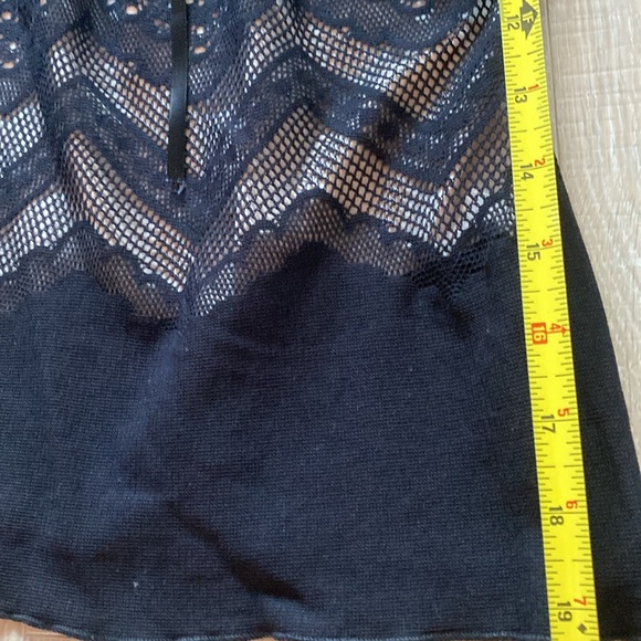 Eyeshadow Black Lacy Top Size Small - Picture 8 of 10